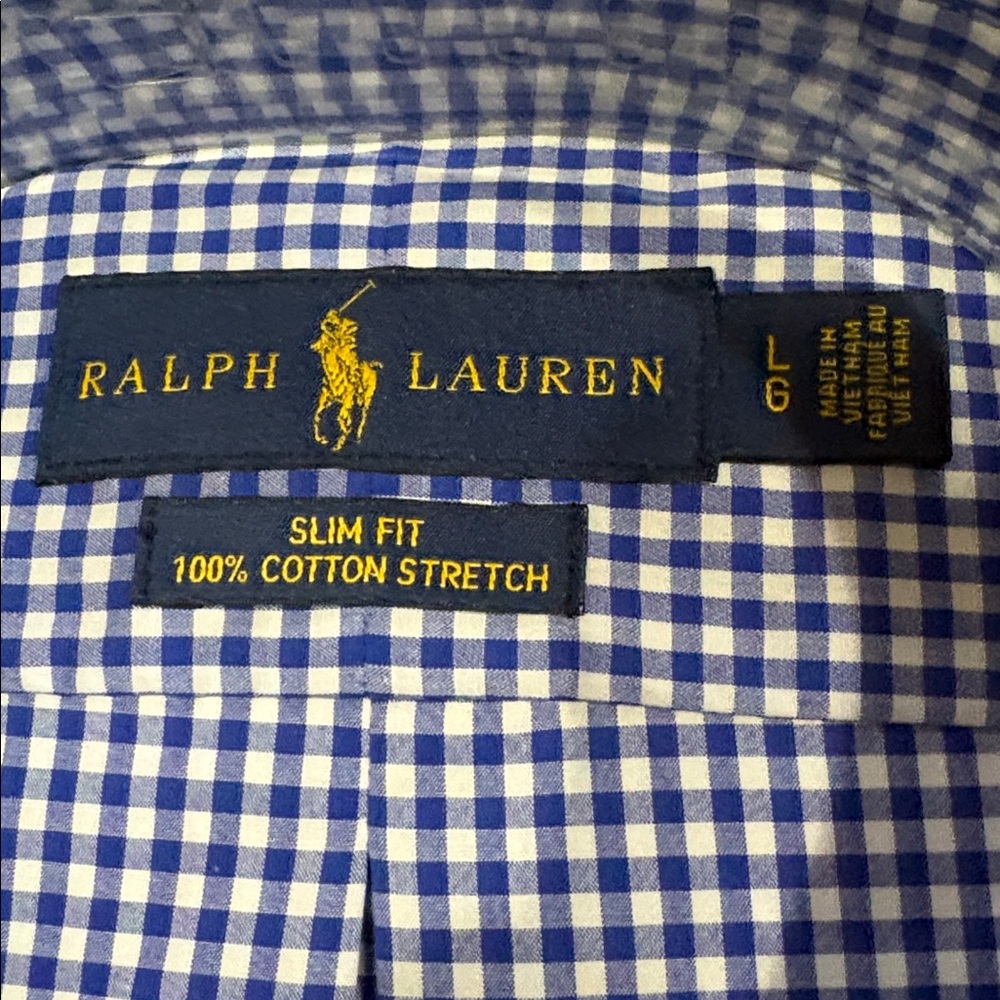 Ralph Lauren Slim fit 100% cotton stretch long sleeves - Picture 3 of 10